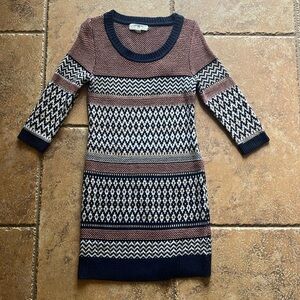 Pink Rose juniors sweater dress size small